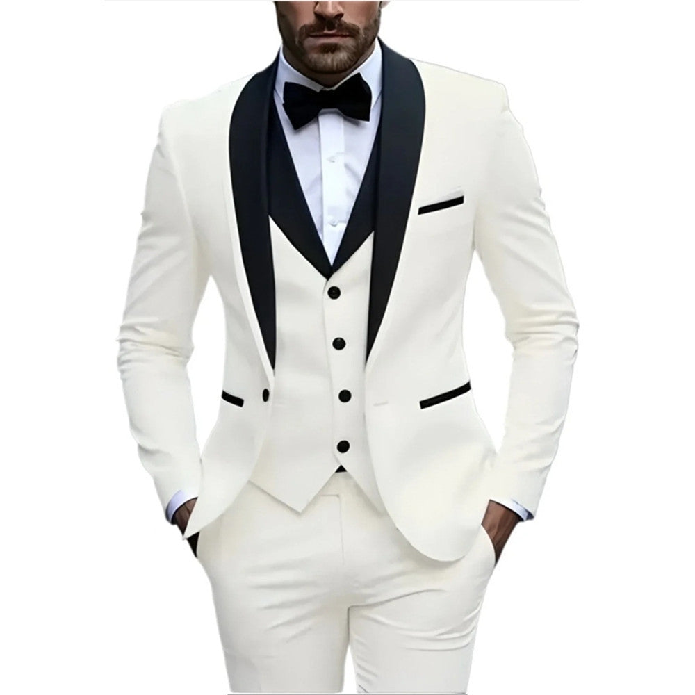 Costume slim pour homme, style business décontracté