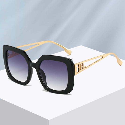 Lunettes de soleil carrées rétro européennes et américaines