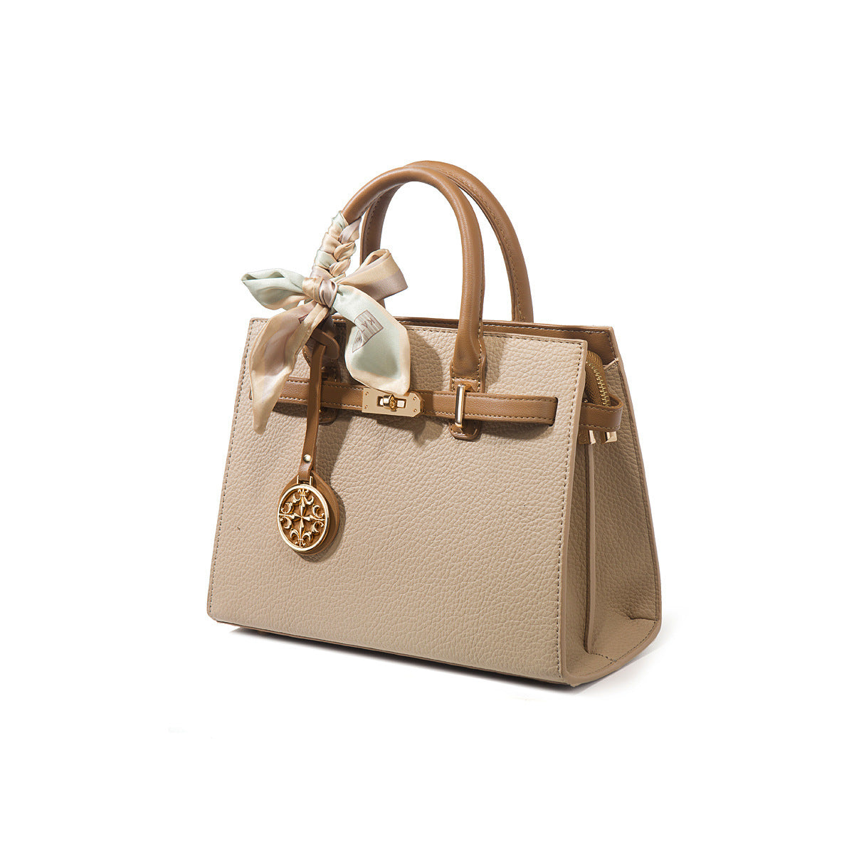 Sac bandoulière élégant en cuir PU avec détail nœud