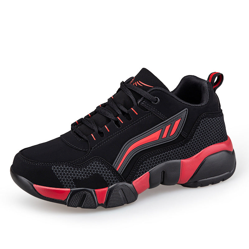 Men's Waterproof Leather Running Shoes