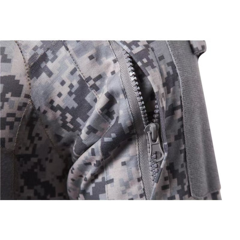T-shirt tactique à manches longues pour hommes camouflage