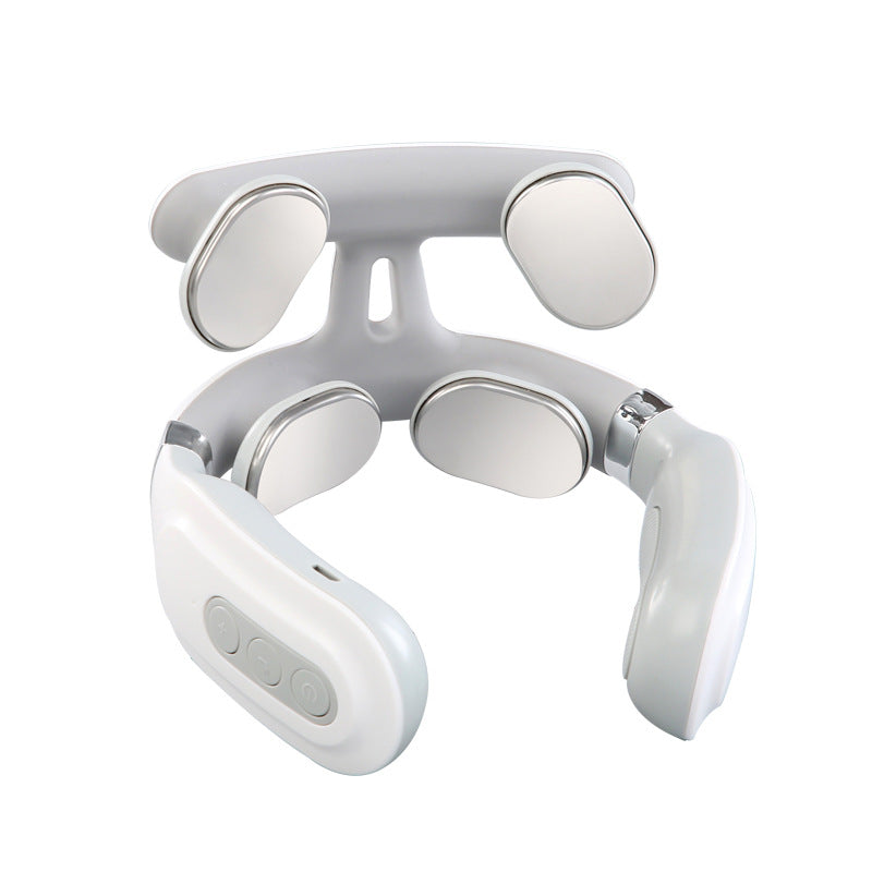 Appareil de massage cervical portable avec fonction chauffante et électrothérapie