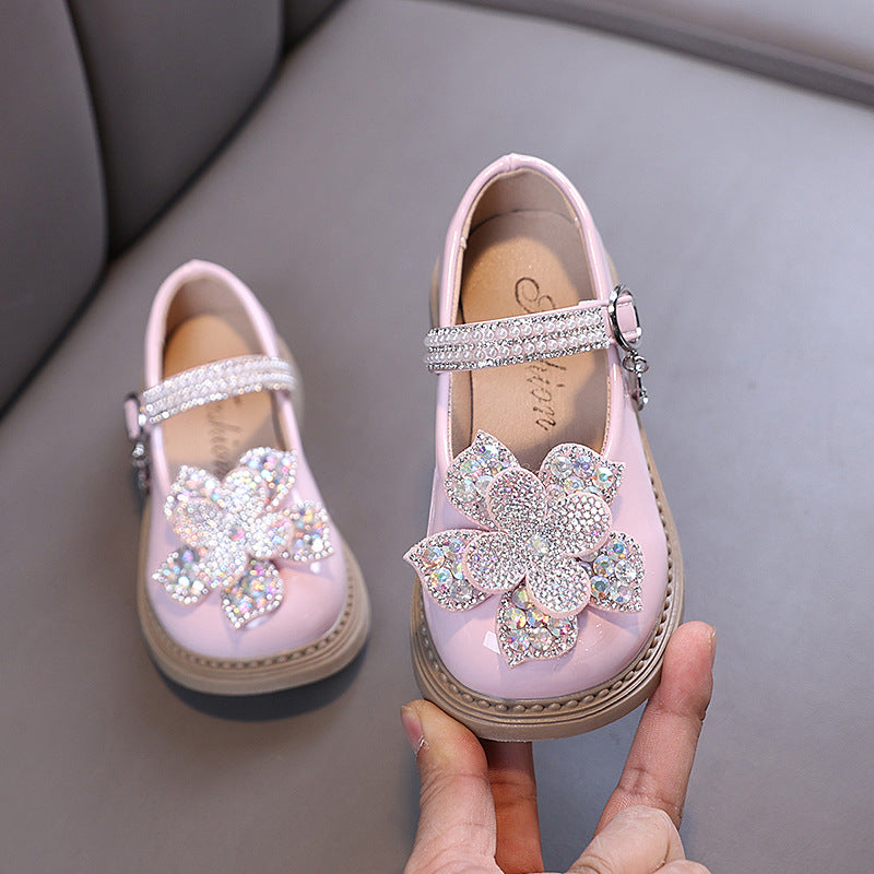 Chaussures habillées princesse diamant pour filles