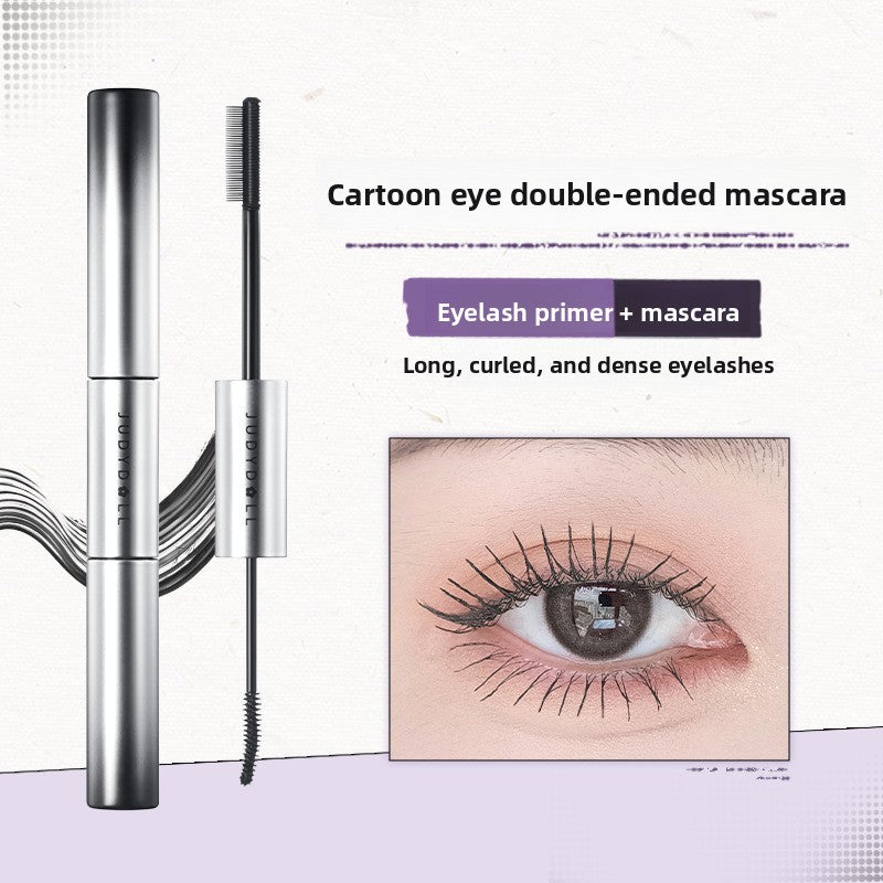 Mascara allongeant et recourbant avec peigne à plumes