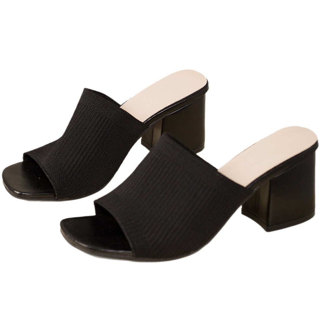 Chaussures :Sandales à talons hauts pour femmes à enfiler