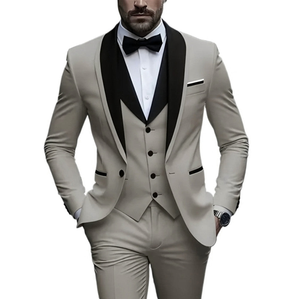 Costume slim pour homme, style business décontracté