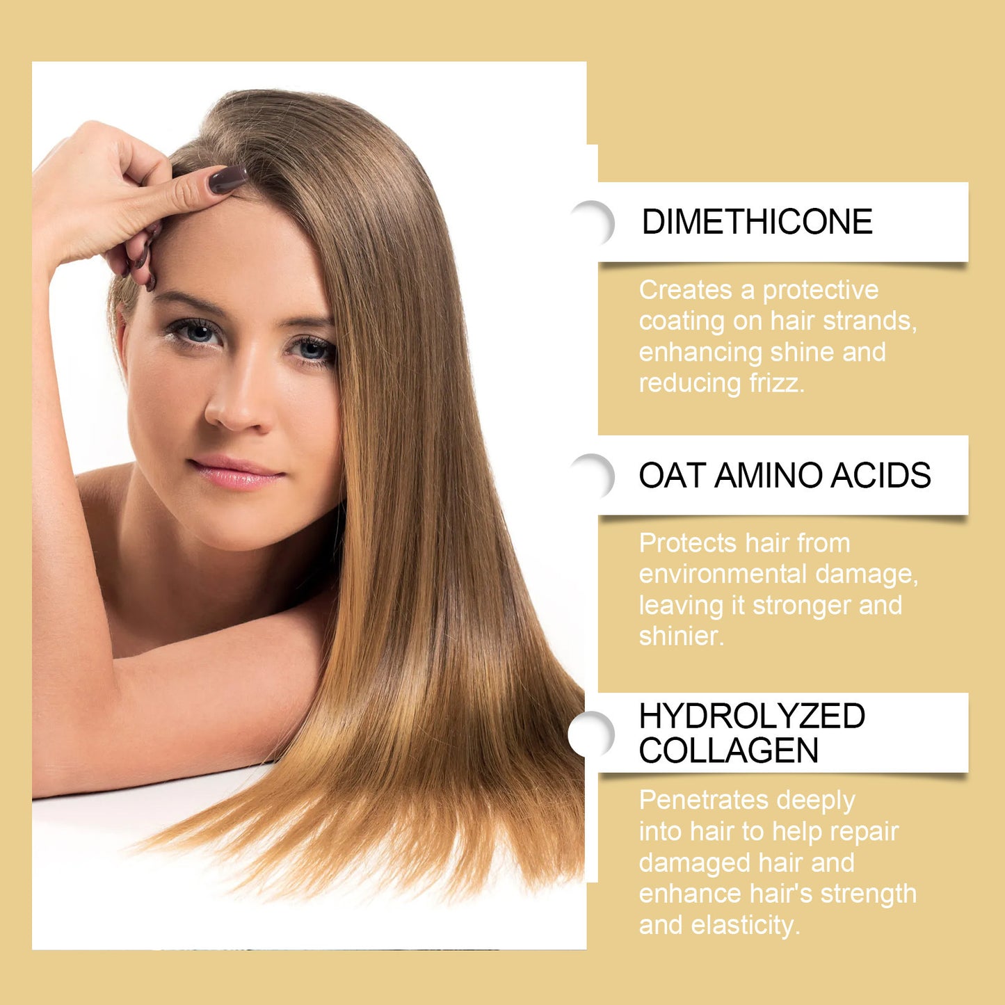 Crème capillaire protéinée