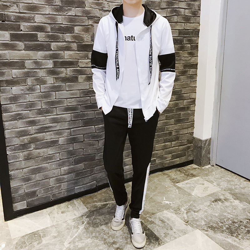 Habit :Ensemble de survêtement à capuche style coréen