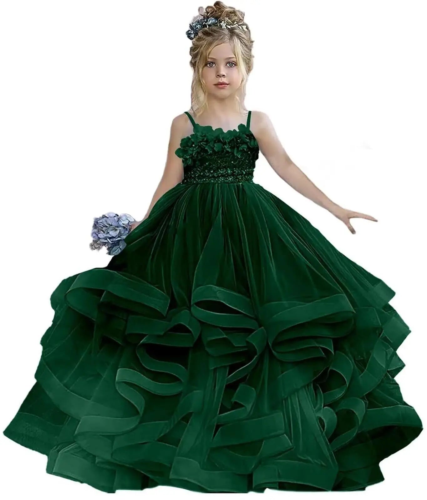 Robe de princesse à bretelles