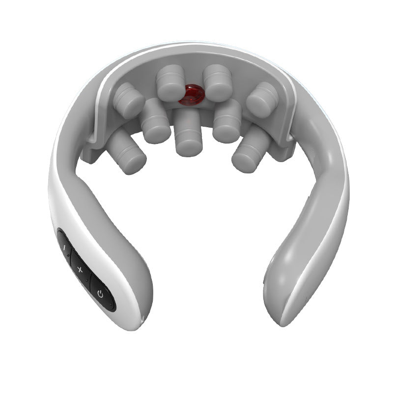 Appareil de massage cervical portable avec fonction chauffante et électrothérapie