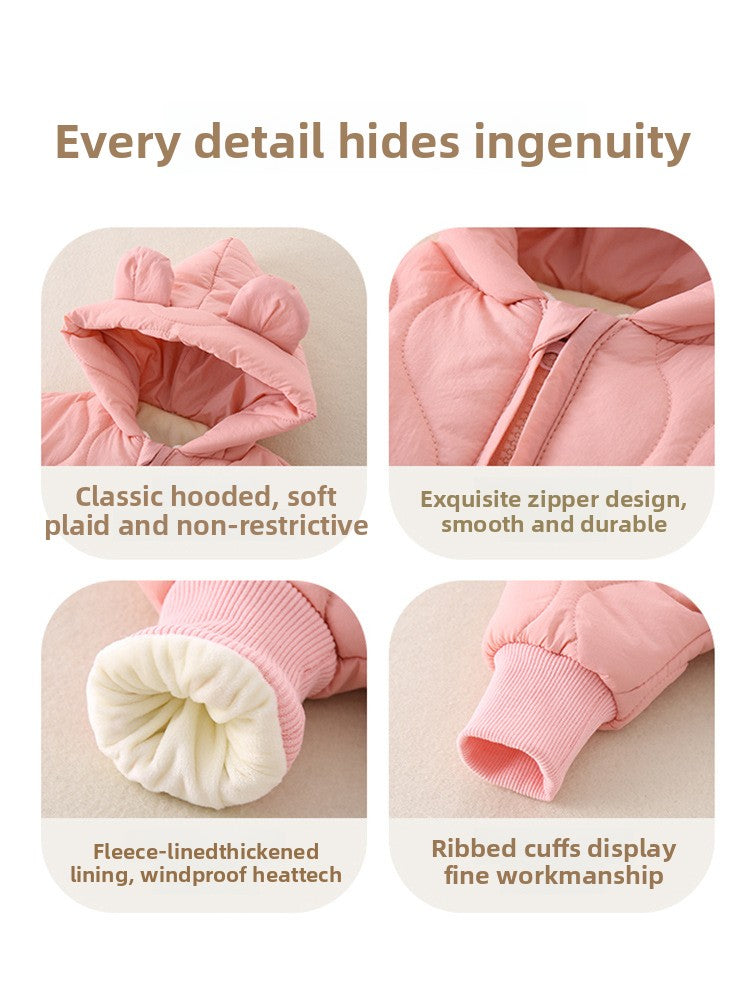 Combinaison d'hiver en coton pour bébé