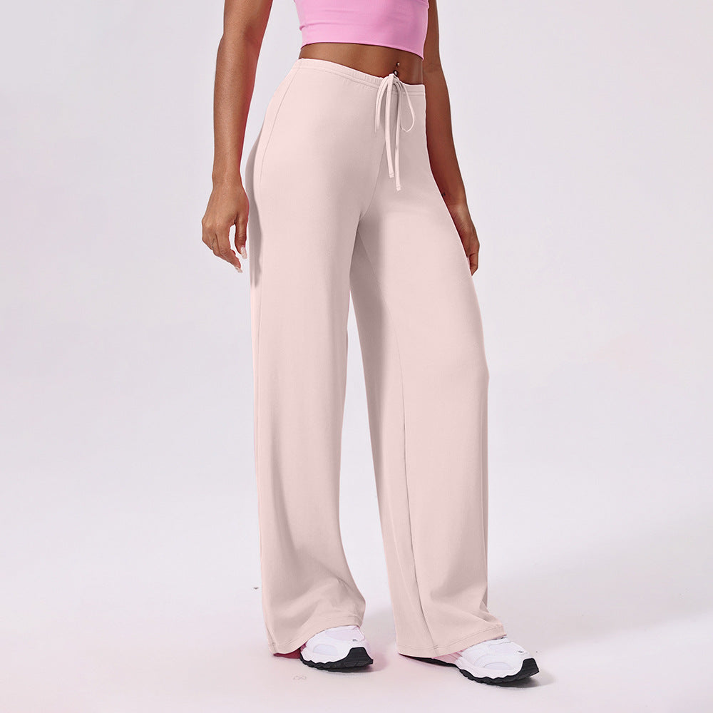 Pantalon de sport antibactérien rafraîchissant à jambes larges pour femme