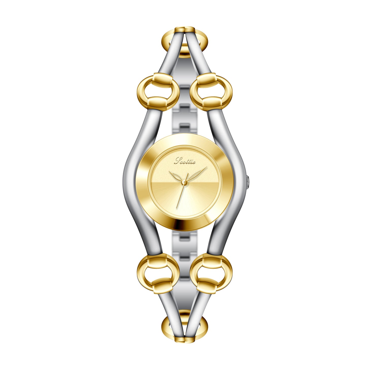 Montre femme quartz au design creux