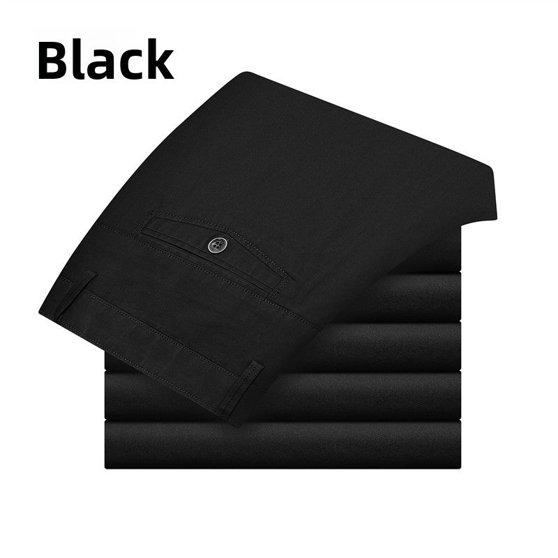 Pantalon décontracté pour hommes à jambes droites et coupe slim