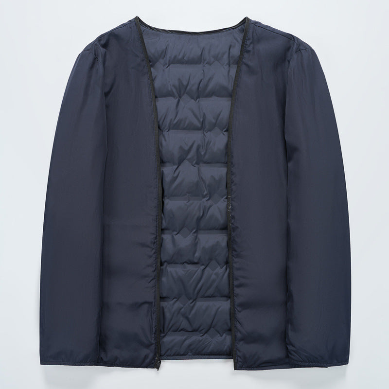 Veste à revers en laine mélangée pour homme