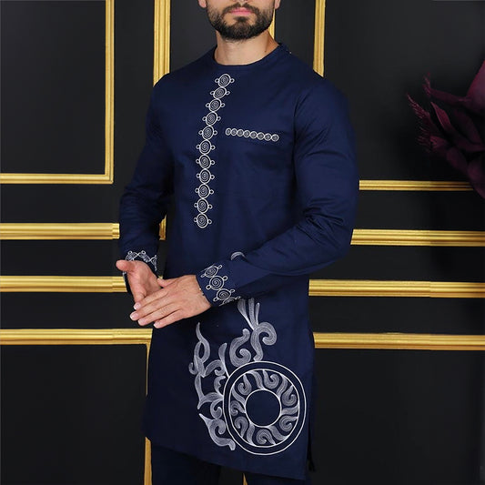 costume pour hommes brodé