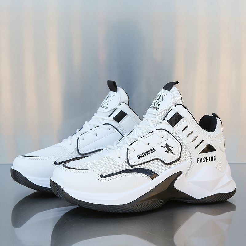 Chaussures de sport décontractées pour hommes, montantes, en maille respirante