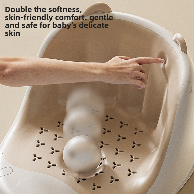 Chaise d'apprentissage pour le bain des nourrissons avec base antidérapante