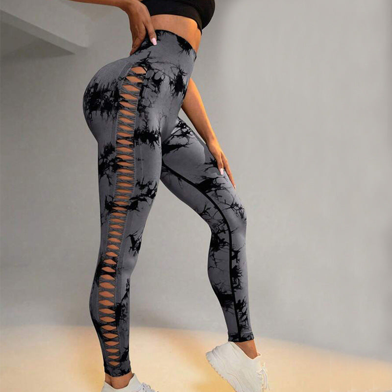 Leggings de yoga taille haute avec design qui remonte les fesses