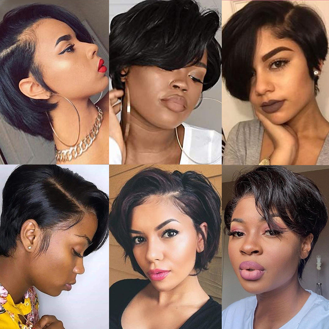 Perruque en cheveux humains