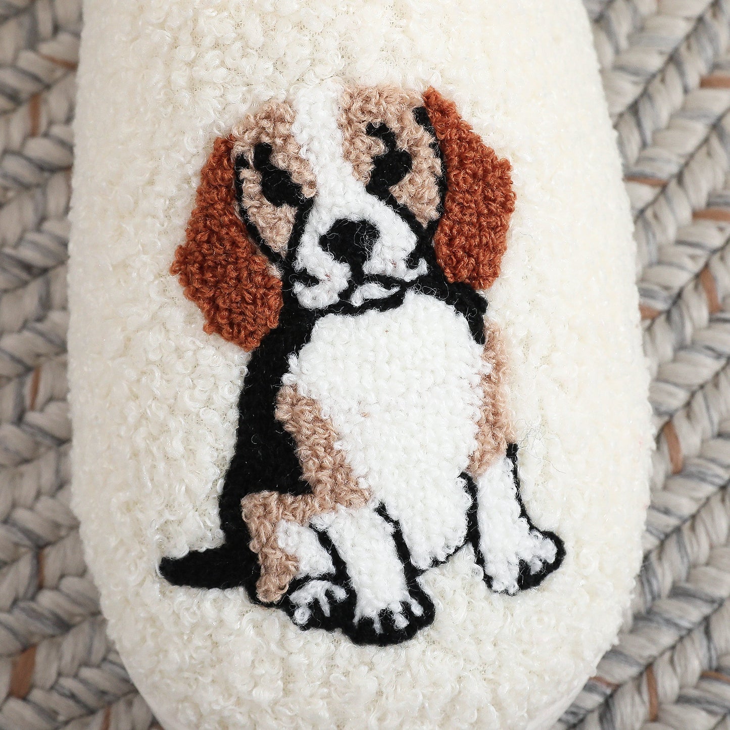 Chausson fille chien mignon de dessin animé