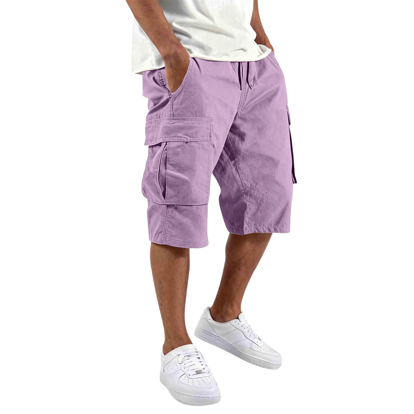 Shorts Cargo pour Hommes Sport Décontracté Multi Poches