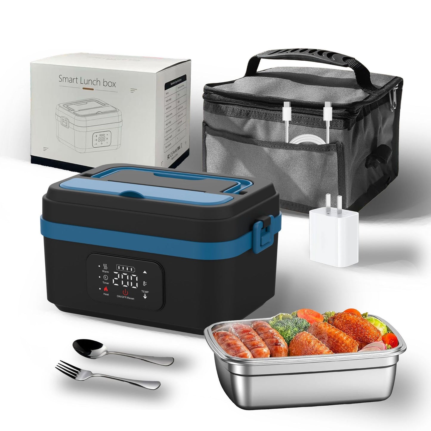 Boîte à déjeuner chauffante USB portable