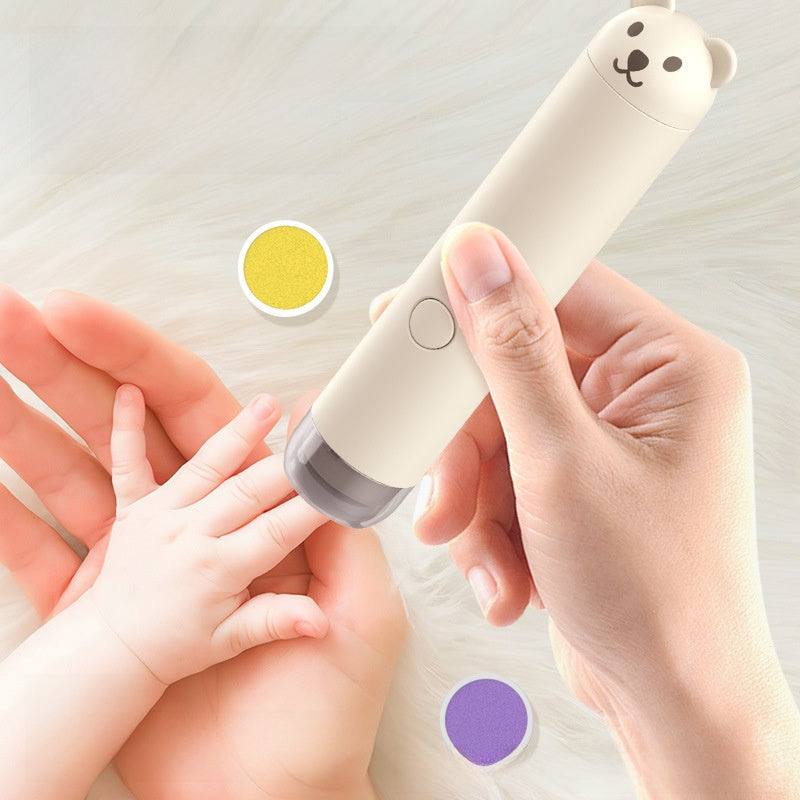 Lime à ongles rechargeable pour bébé avec veilleuse