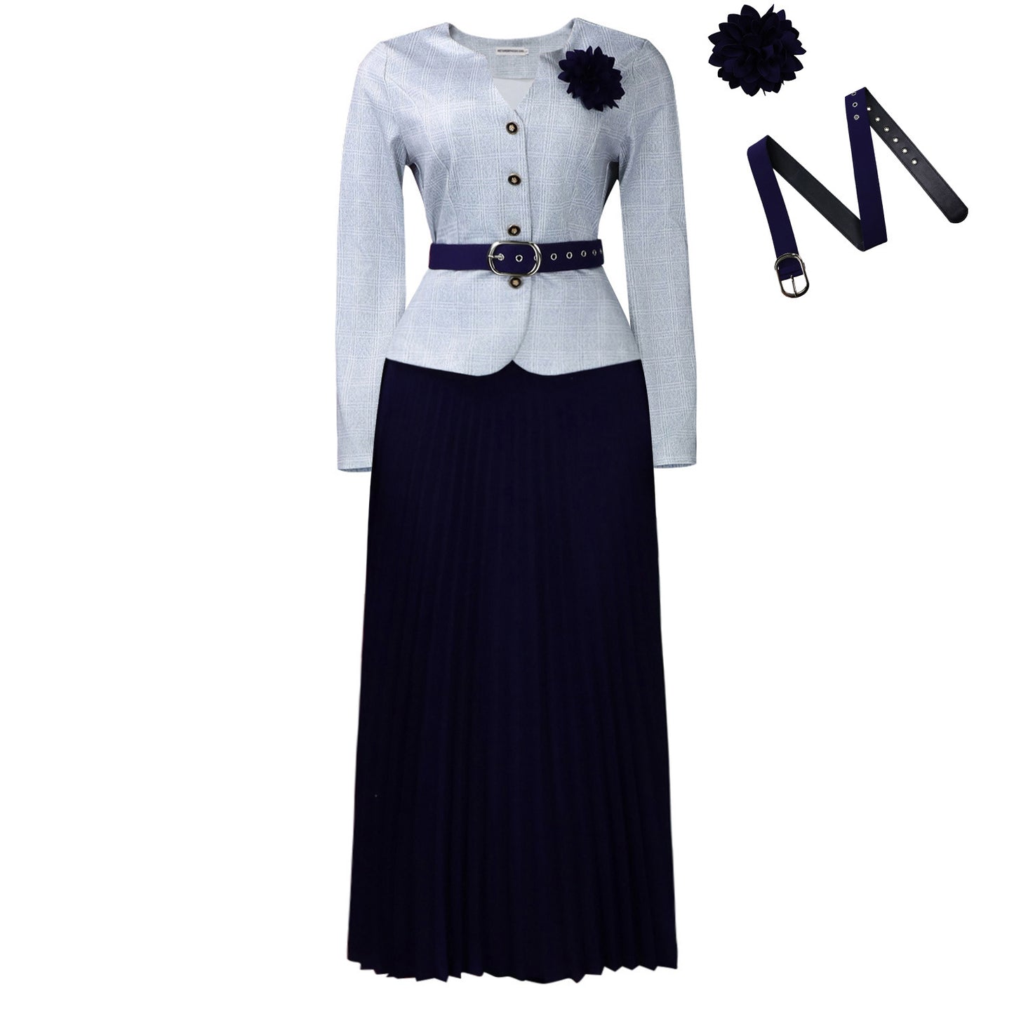 Habit :Ensemble veste et jupe élégant pour femme