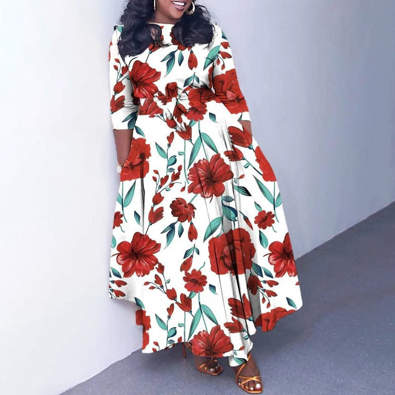 Robe tricotée pour femme