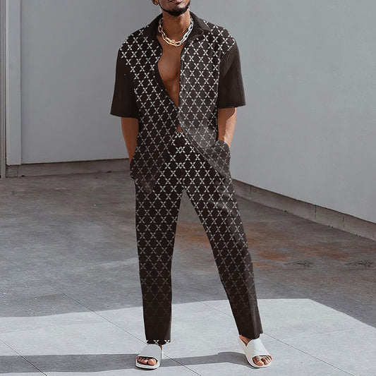 Chemise à manches courtes pour homme