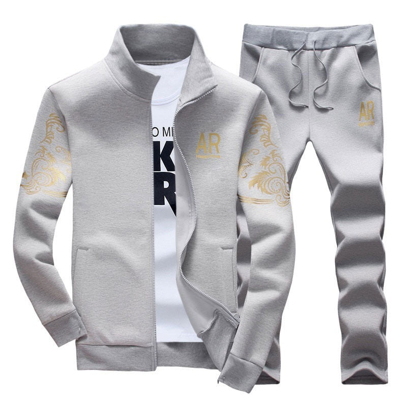 Ensemble Veste à Fermeture Éclair et Pantalon pour Hommes