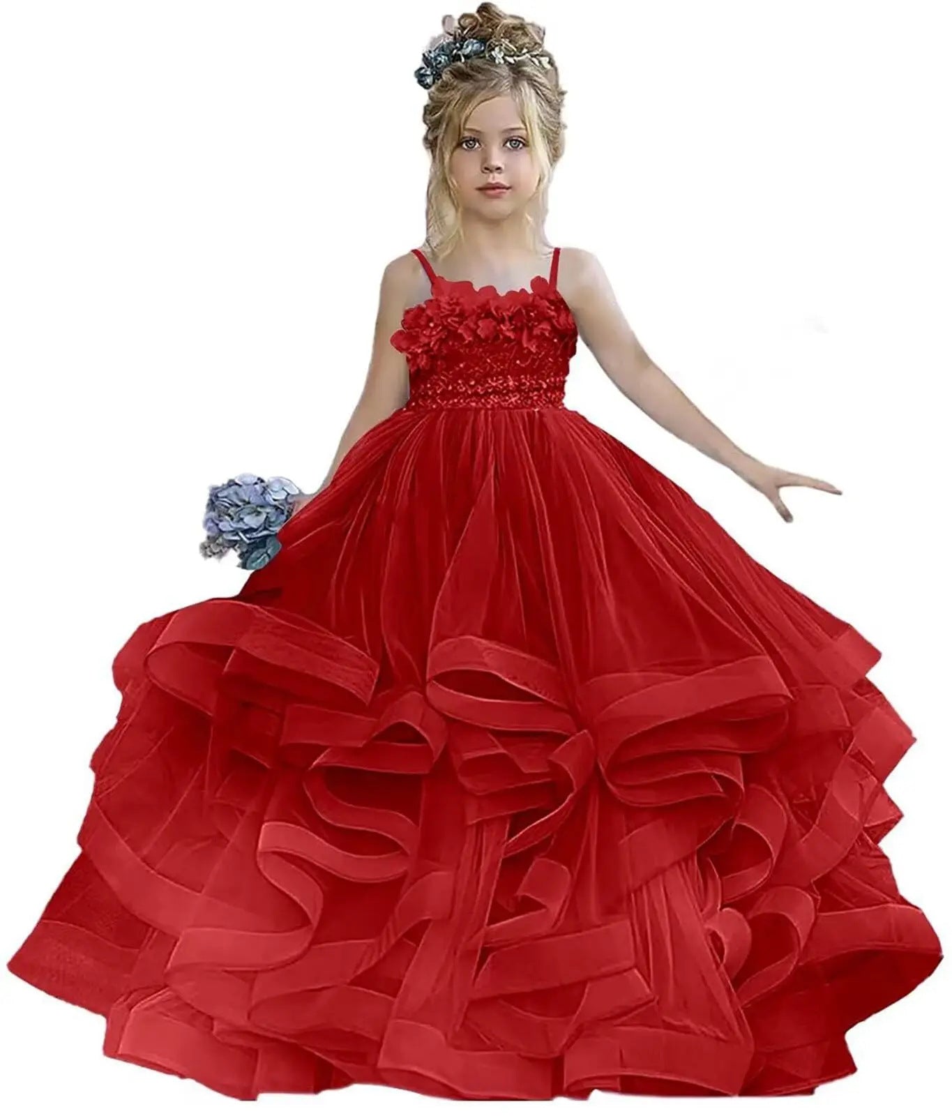 Robe de princesse à bretelles
