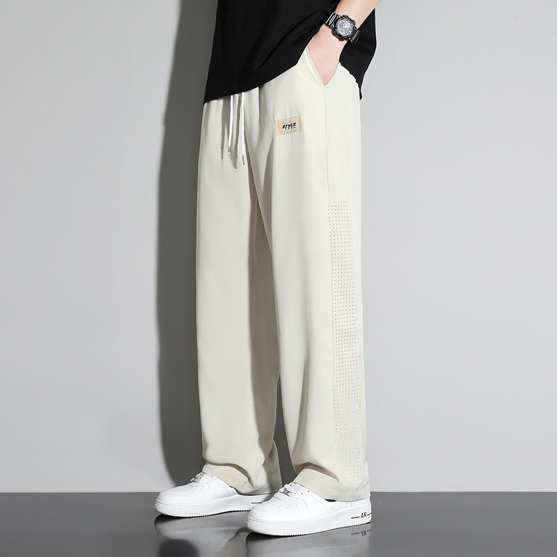 Pantalon décontracté avec poches zippées