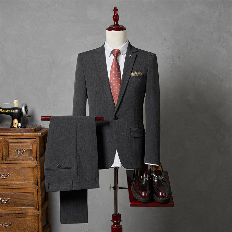 Ensemble de costume trois pièces homme coupe slim
