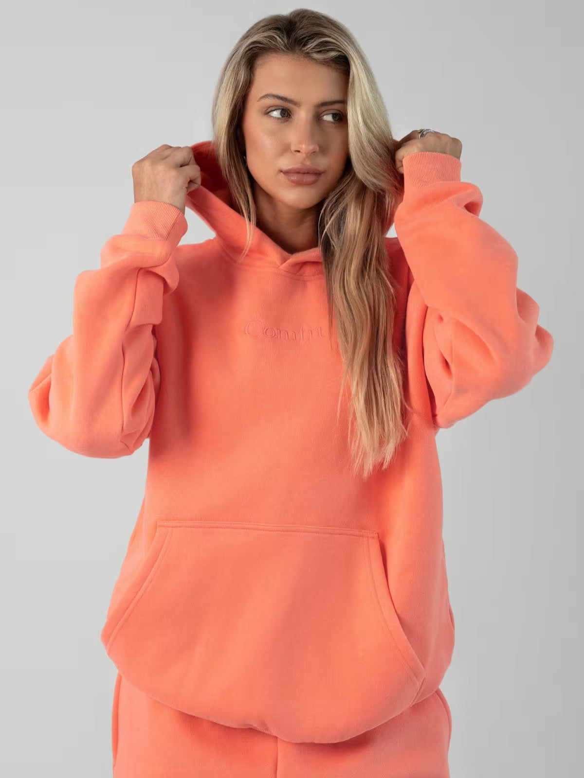 Ensemble sweat à capuche et pantalon doublé en polaire