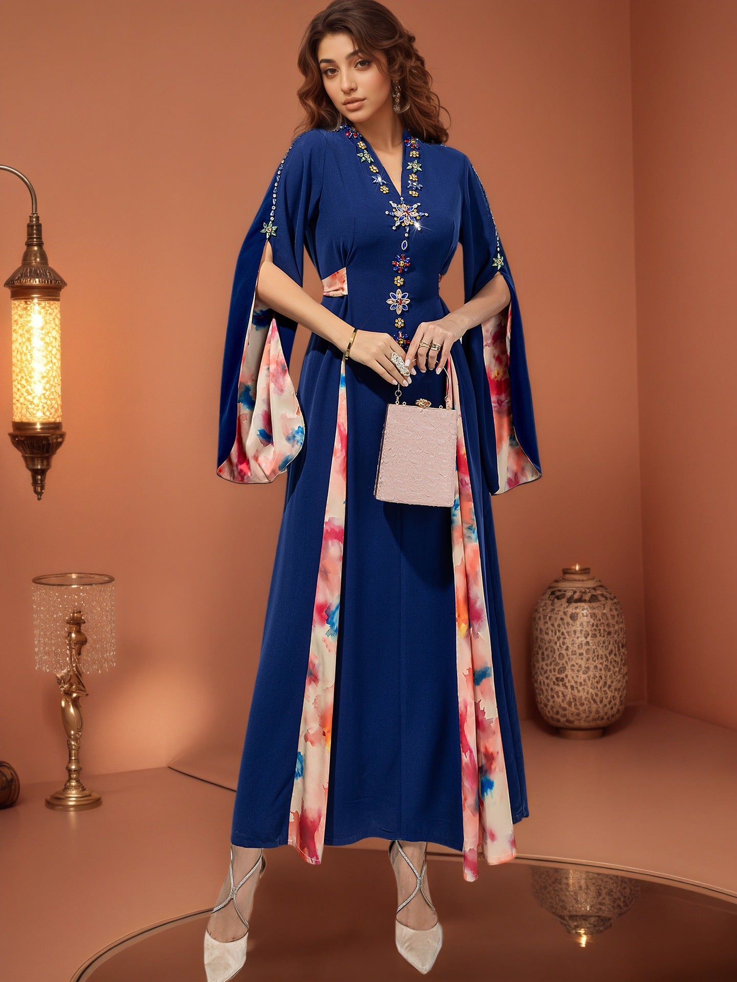Robe bleu marine