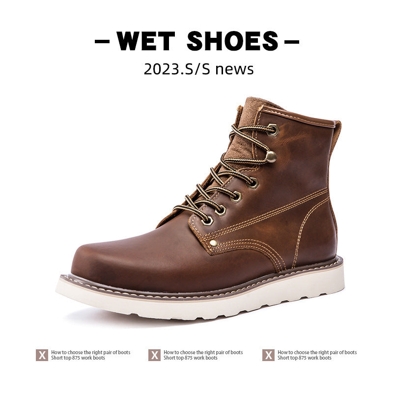 Bottes de travail rétro pour hommes