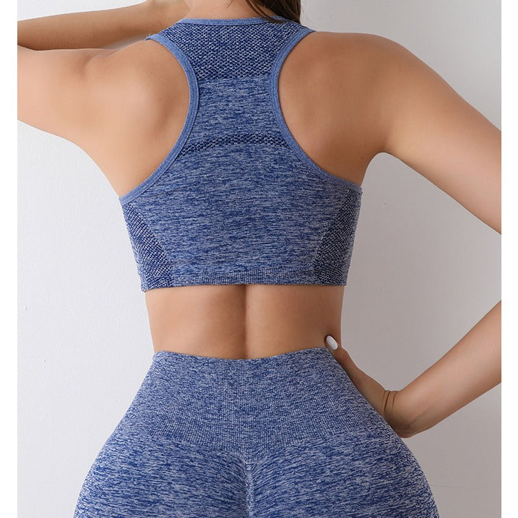 Gilet de yoga de sport hautement élastique et respirant