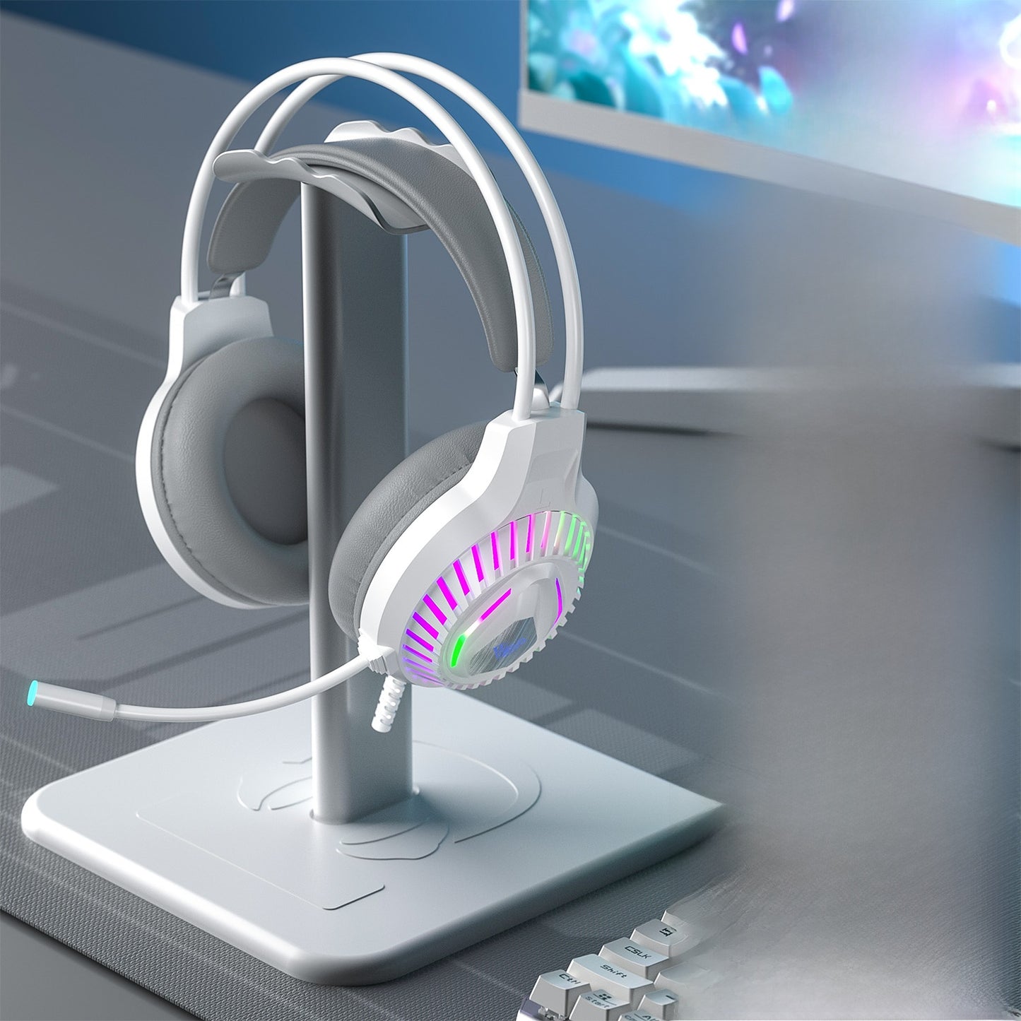 Casque de jeu filaire avec réduction de bruit