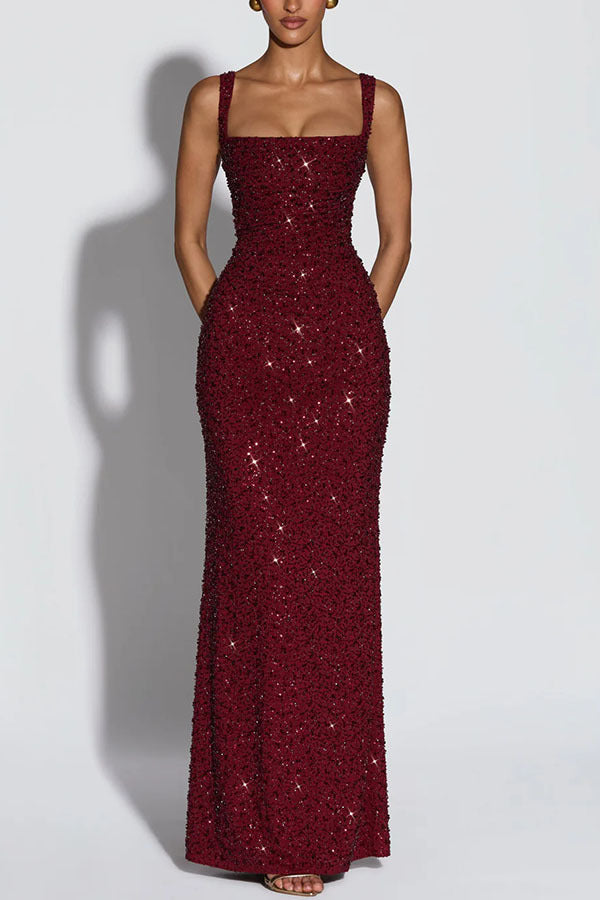 Robe elegante sans manches