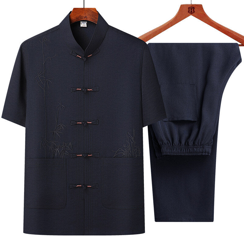Habit Tang à broche de style chinois