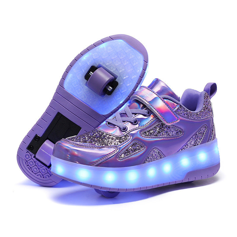 Patins à roulettes illuminés