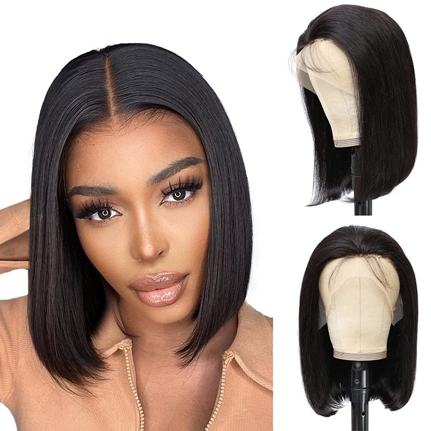 perruque en cheveux humains