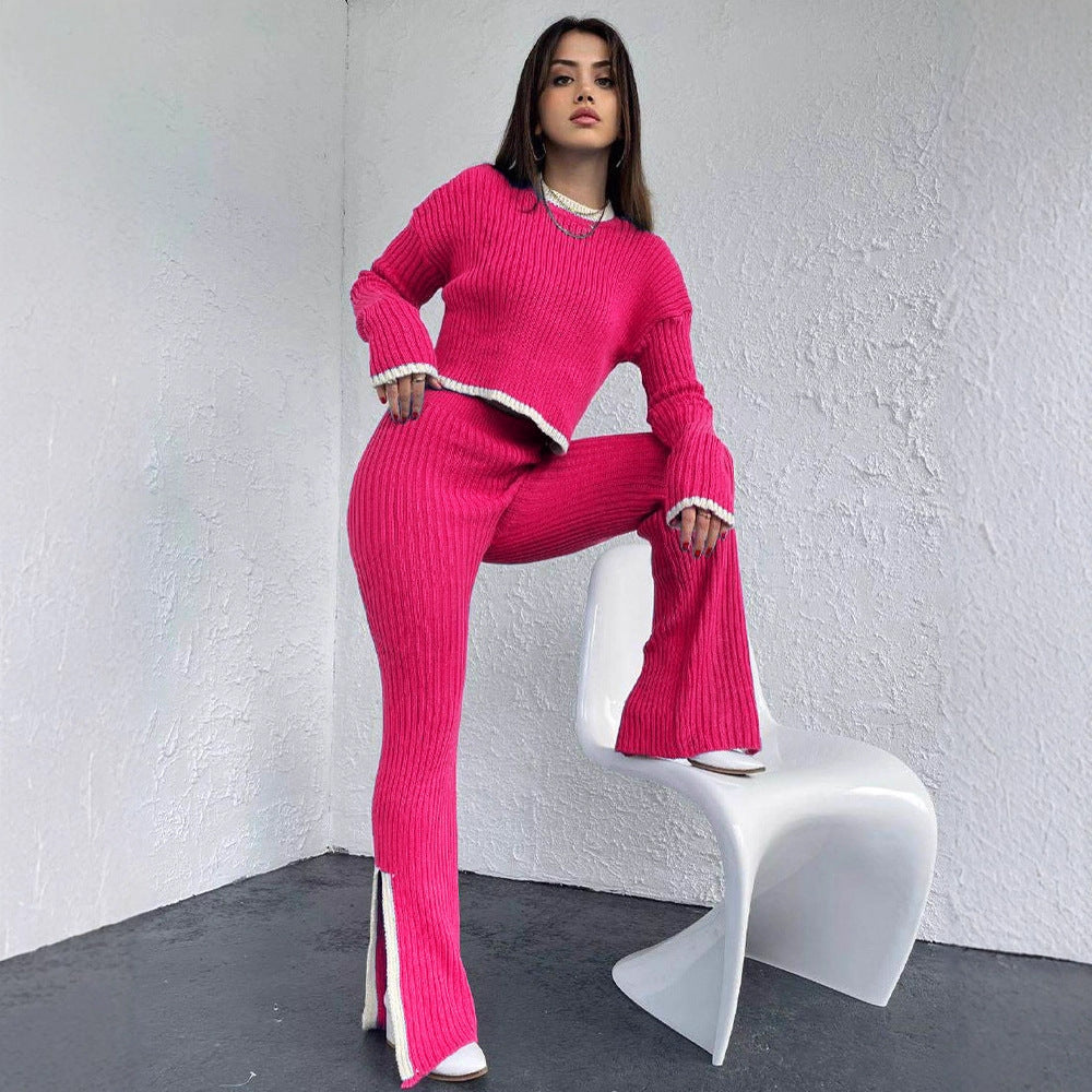 Haut et pantalon en tricot