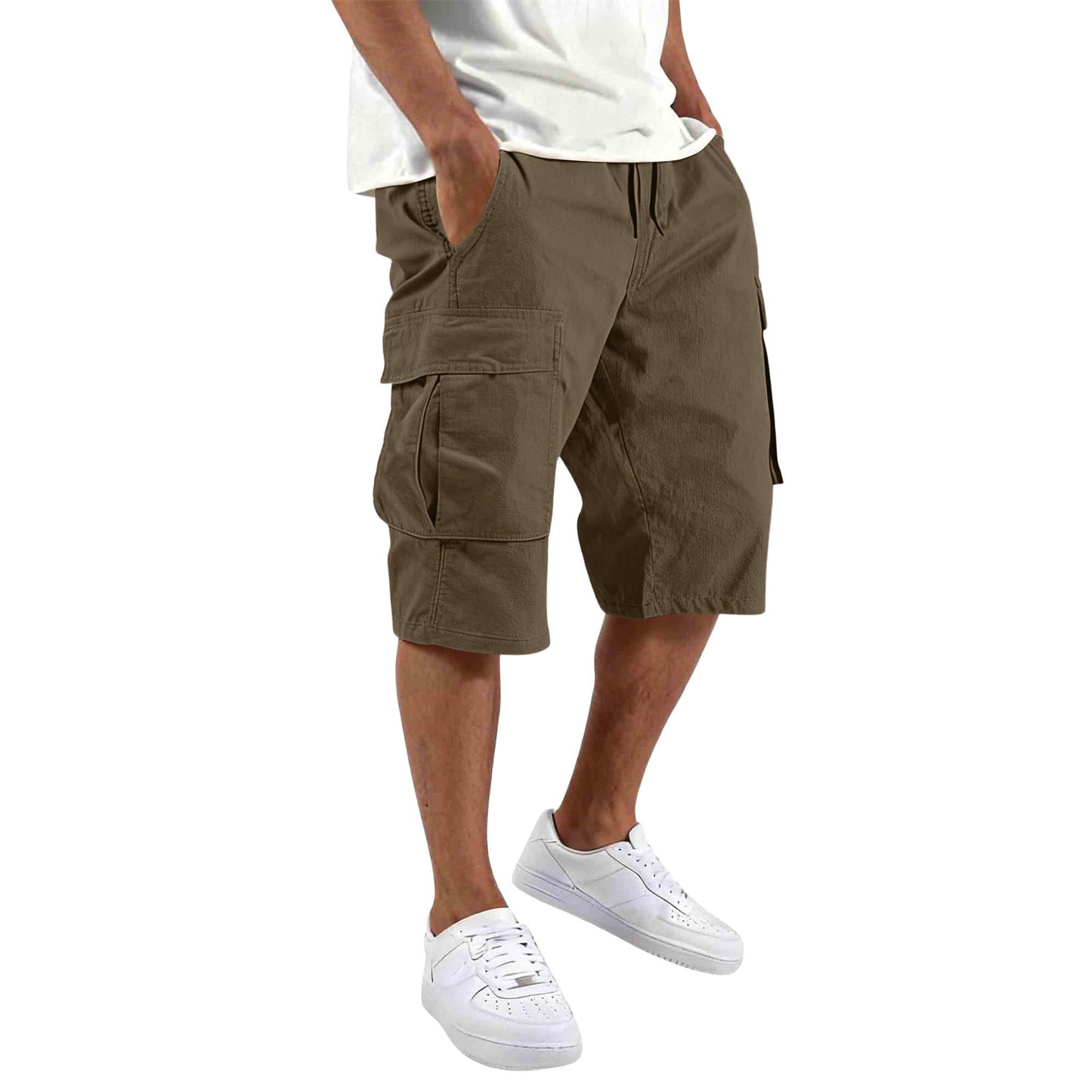 Shorts Cargo pour Hommes Sport Décontracté Multi Poches