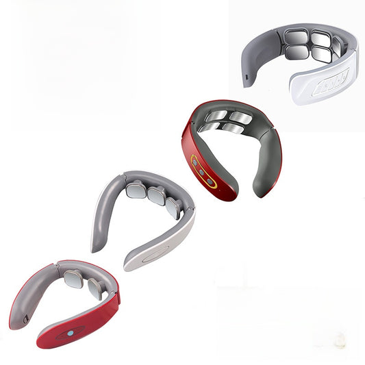 Appareil de massage cervical portable avec fonction chauffante et électrothérapie