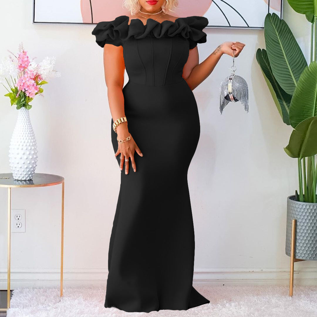 Habit :Robe de soirée sirène pour femme