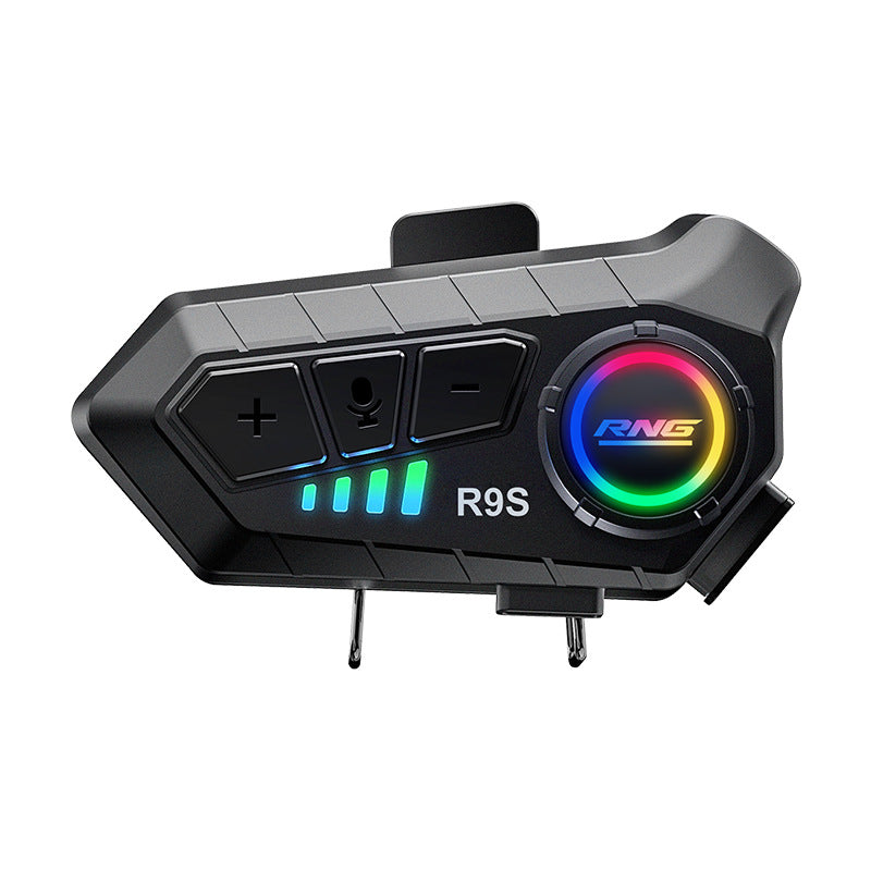 Écouteurs Bluetooth pour casque de moto avec éclairage RGB