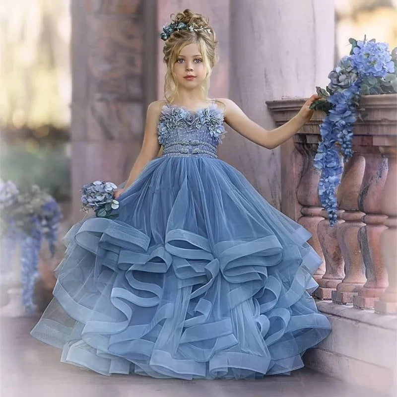 Robe de princesse à bretelles